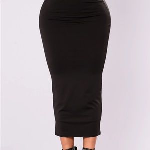 Olive Oil Pencil Skirt